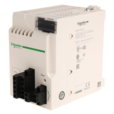 Schneider Electric Modicon M340 Series PLC Power Supply for Use with Modicon M340, DC, 24 → 48 V