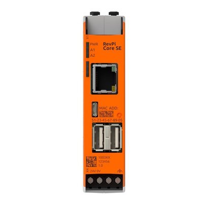 Revolution PI RevPi Core SE, Industrial Computer, 10W, 1.5 GHz, 8GB (Flash) / 1GB (RAM), 4 Linux