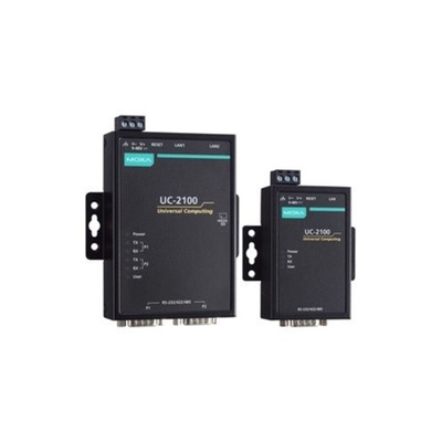 MOXA UC-2100, Industrial Computer, 4W, ARM Cortex 600 MHz, 8000 MB, 1 Linux
