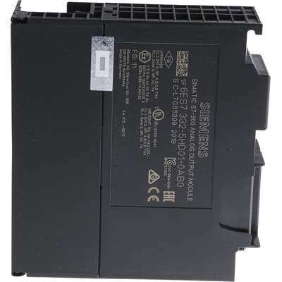 Siemens SIMATIC S7-300 Series Series Analogue Output Module for Use with SIMATIC S7-300 Series, Analogue, 24 V