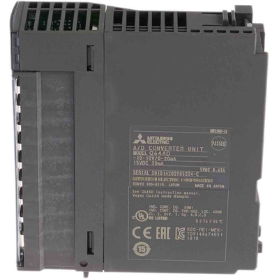 Mitsubishi MELSEC Q Series PLC I/O Module for Use with MELSEC Q Series, Analogue