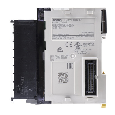 Omron SYSMAC CJ Series Series PLC I/O Module for Use with SYSMAC CJ Series, Digital, Transistor