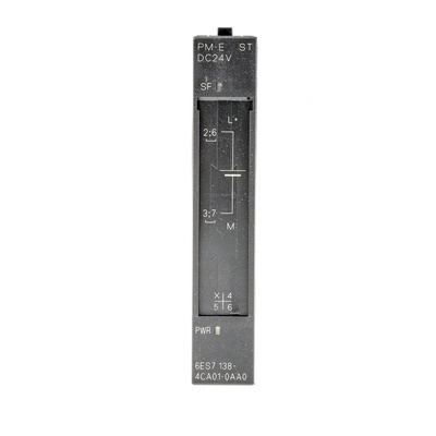 Siemens PLC I/O Module for Use with ET200S Series, Current, Potential, Voltage, 24 V