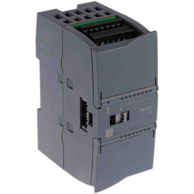 Siemens IB IL AO 4/8/U/BP-XC-PAC Series PLC I/O Module for Use with SIMATIC S7-1200, Analogue, 24 V