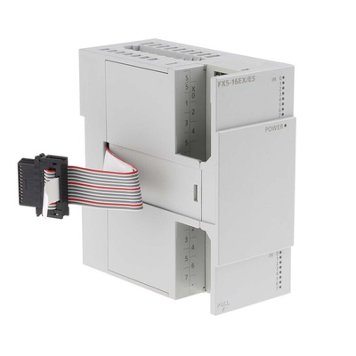 Mitsubishi G4 Series PLC I/O Module for Use with FX5U CPU Module, FX5UC CPU Module, Sink, Source, 5 V dc, 24 V dc