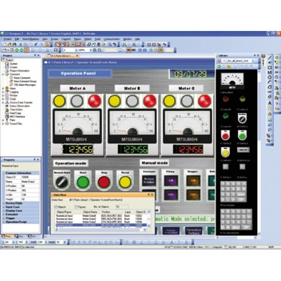 Mitsubishi PLC Programming Software for Use with GOT Series HMI's