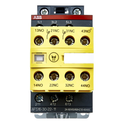 ABB Jokab AFS Series Contactor, 24 → 60 V ac Coil, 3-Pole, 30 A, 3NO, 600 V ac