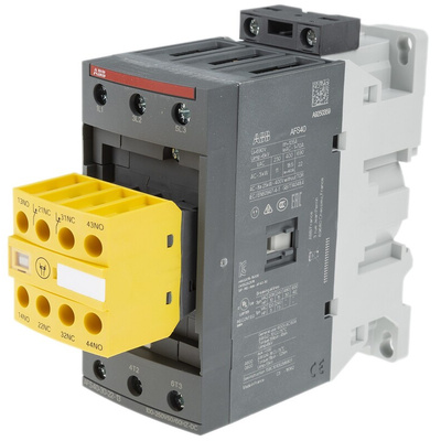 ABB Jokab AFS Series Contactor, 100 to 250 V ac/dc Coil, 3-Pole, 70 A, 3NO, 600 V ac