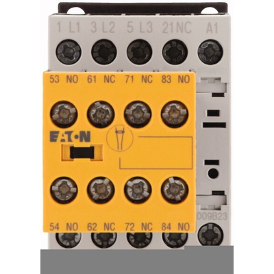 Eaton Contactor, 24 V dc Coil, 3-Pole, 9 A, 3NO, 400 V ac