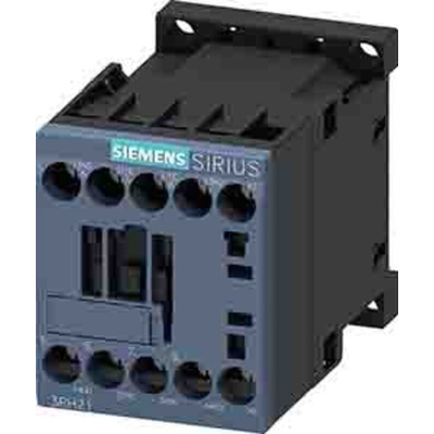 Siemens Contactor, 220 V ac Coil, 4-Pole, 10 A, 2NO + 2NC