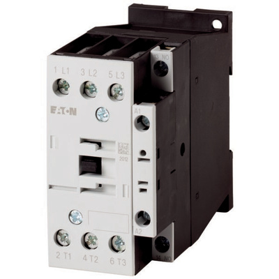Eaton Contactor, 400 V Coil, 3-Pole, 170 A, 18.5 kW, 1 N/O