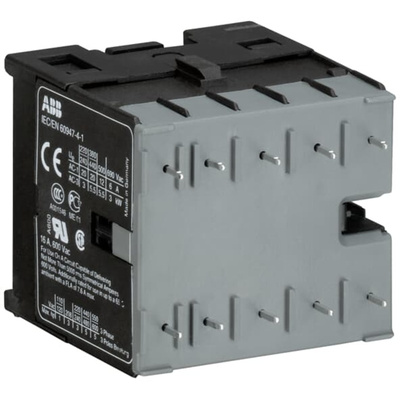 ABB B Series Contactor, 240 V Coil, 3-Pole, 12 A, 5.5 kW, 3NO