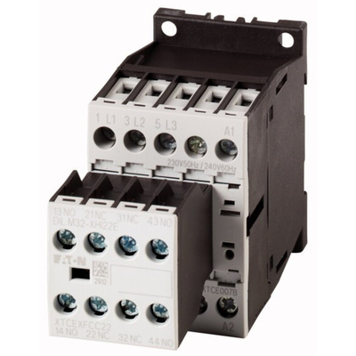 Eaton DILM Series Contactor, 24 V Coil, 3-Pole, 7 kW
