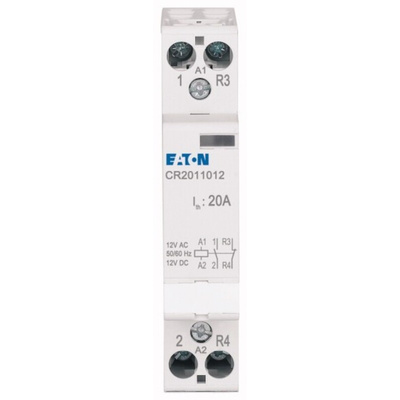 Eaton DILM Series Installation Contactor, 12 V ac/dc Coil, 1NO+1NC