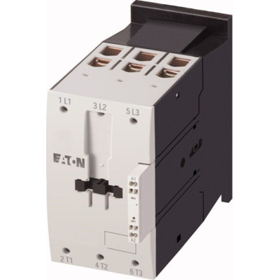 Eaton DILM Series Contactor, 24 V Coil, 3-Pole, 96 kW