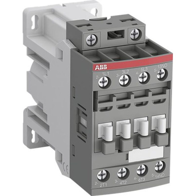 ABB 1SBL13 Series Contactor, 24 V dc Coil, 3-Pole, 25 A, 5.5 kW, 4NO