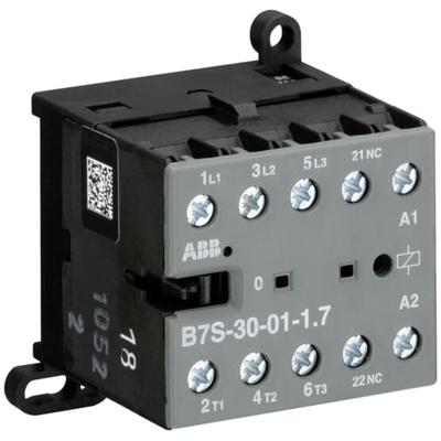 ABB GJL131 Series Contactor, 32 V dc Coil, 3-Pole, 20 A, 5.5 kW, 3N0/1NC