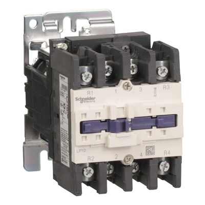 Schneider Electric LP1D Series Contactor, 72 V Coil, 4-Pole, 25 A, 1 NO + 1 NC