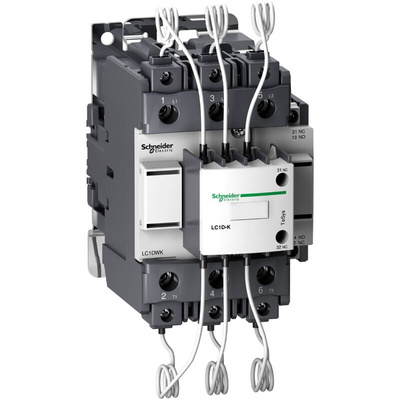 Schneider Electric LC1D Series Contactor, 26 V Coil, 3-Pole, 12 A, 1 NO + 1 NC