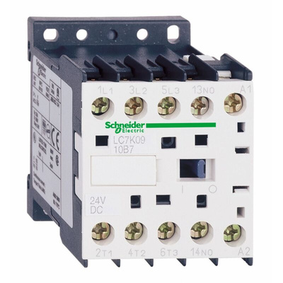 Schneider Electric LC7K Series Contactor, 3-Pole, 12 A, 1 NO + 1 NC