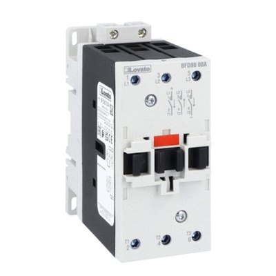 Lovato BFD80 Series Contactor, 575 V ac Coil, 3-Pole, 60 A, 1 kV