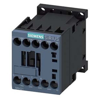 Siemens 3RH2 Series Contactor Relay, 208 V ac Coil, 4-Pole, 10 A, 2NO + 2NC, 690 V ac