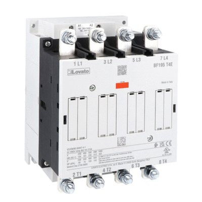 Lovato BF195 Series Contactor, 100-250 V ac/dc Coil, 4-Pole, 275 A, 312 kw, 1 kV