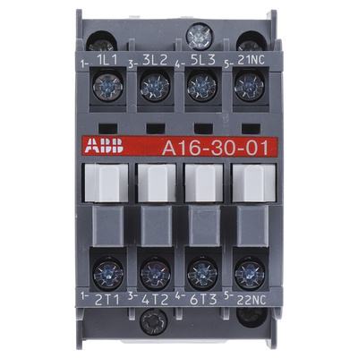 ABB A Line Series Contactor, 230 V ac Coil, 3-Pole, 30 A, 7.5 kW, 3NO, 690 V ac