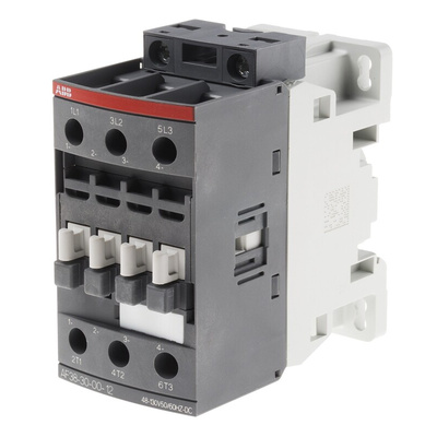 ABB AF Series Contactor, 230 V ac Coil, 3-Pole, 24 A, 18.5 kW, 3NO, 690 V ac