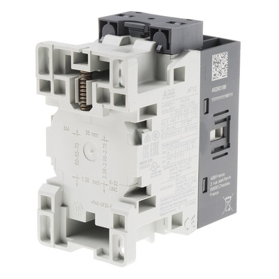 ABB AF Series Contactor, 230 V ac Coil, 3-Pole, 9 A, 5.5 kW, 3NO, 690 V ac