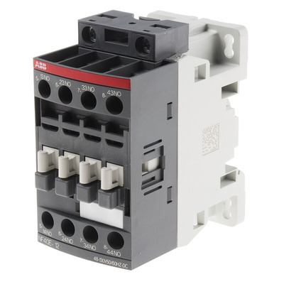 ABB NF Series Contactor Relay, 110 V ac Coil, 4-Pole, 6 A, 4NO, 690 V ac
