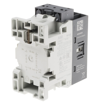 ABB NF Series Contactor Relay, 110 V ac Coil, 4-Pole, 6 A, 4NO, 690 V ac