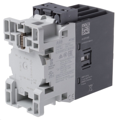 ABB AF Series Contactor, 12 V dc Coil, 4-Pole, 55 A, 18.5 kW, 4NO, 690 V ac
