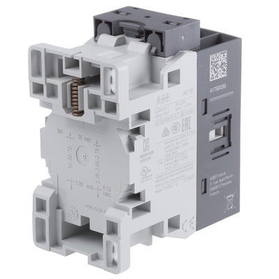 ABB AF Series Contactor, 24 V ac/dc Coil, 4-Pole, 30 A, 7.5 kW, 4NO, 690 V ac