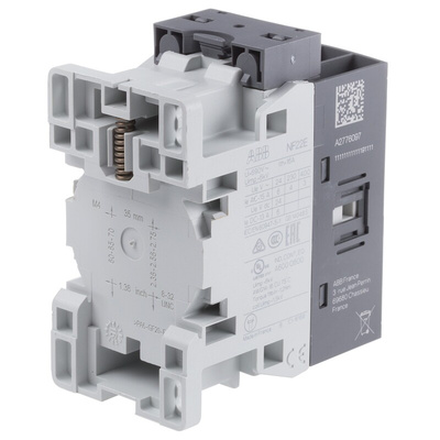 ABB NF Series Contactor, 24 V ac/dc Coil, 4-Pole, 6 A, 2NO + 2NC, 690 V ac