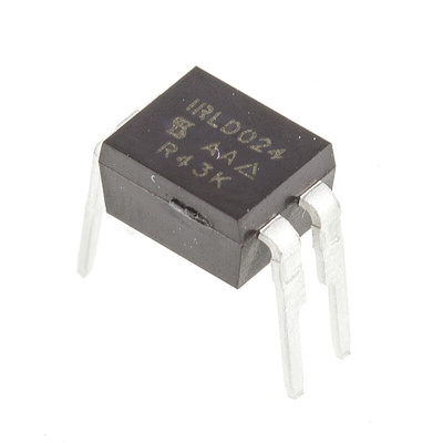 N-Channel MOSFET, 2.5 A, 60 V, 4-Pin HVMDIP Vishay IRLD024PBF
