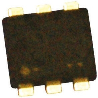 Dual P-Channel MOSFET, 330 mA, 20 V, 6-Pin UF6 Toshiba SSM6P36TU(TE85L,F)