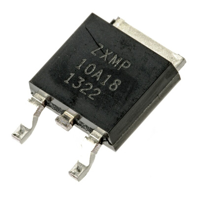 P-Channel MOSFET, 5.9 A, 100 V, 3-Pin DPAK Diodes Inc ZXMP10A18KTC