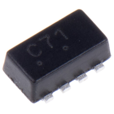 Dual P-Channel MOSFET, 4.1 A, 20 V, 8-Pin ChipFET ON Semiconductor NTHD4102PT1G