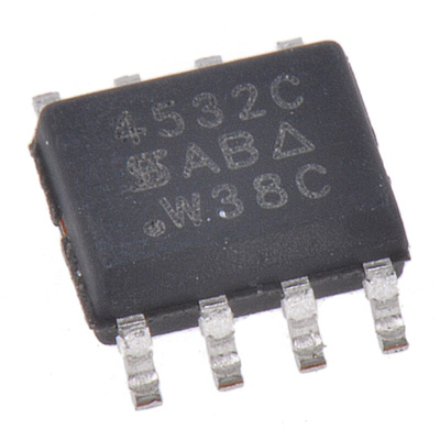 Dual N/P-Channel-Channel MOSFET, 4.3 A, 6 A, 30 V, 8-Pin SOIC Vishay SI4532CDY-T1-GE3