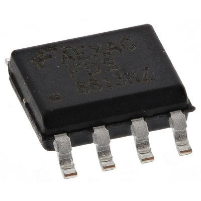 N-Channel MOSFET, 18.5 A, 30 V, 8-Pin SOIC onsemi FDS8813NZ