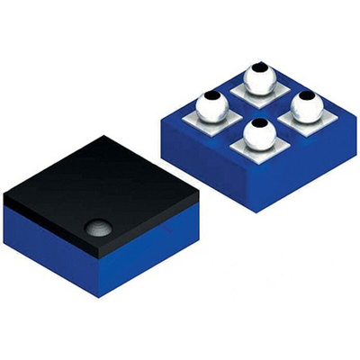 Dual N-Channel MOSFET, 6 A, 24 V, 4-Pin X1-WLB1818 Diodes Inc DMN2023UCB4-7