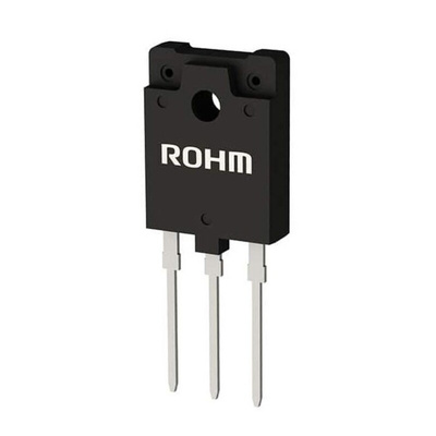 N-Channel MOSFET, 3.7 A, 1700 V, 3-Pin TO-3PFM ROHM SCT2H12NZGC11