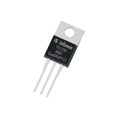 N-Channel MOSFET, 50 A, 600 V, 3-Pin TO-220 Infineon IPP60R040C7XKSA1