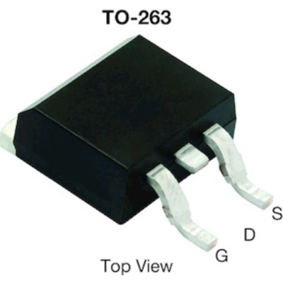 N-Channel MOSFET, 150 A, 100 V, 3-Pin D2PAK Vishay SUM70042E-GE3