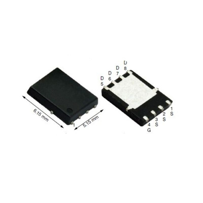 N-Channel MOSFET, 100 A, 80 V, 8-Pin PowerPAK SO-8 Vishay SiR584DP-T1-RE3
