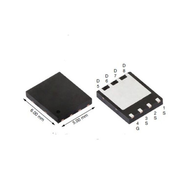 N-Channel MOSFET, 100 A, 171 V, 8-Pin PowerPAK SO-8 Vishay SiRS700DP-T1-GE3