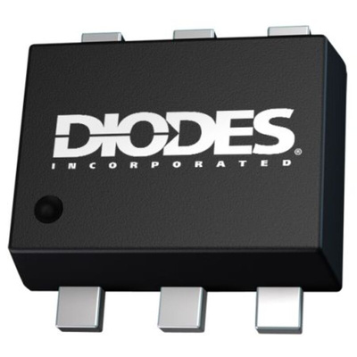 Dual N-Channel MOSFET, 350 mA, 50 V, 6-Pin SOT-563 Diodes Inc DMN53D0LV-7