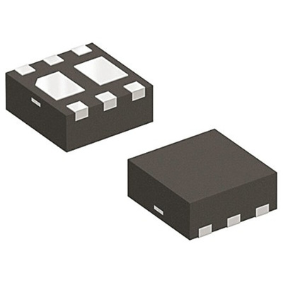 Dual P-Channel MOSFET, 7 A, 20 V, 6-Pin MLP6 onsemi FDMB2308PZ