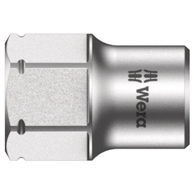 Wera 1/4 in Drive 7mm Standard Socket, 6 point, 18 mm Overall Length